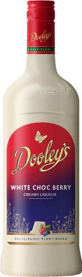 Dooley&acute; White Choc Berry - Weiße Schokolade Waldbeerlikör vegan - 0,7l 15%vol