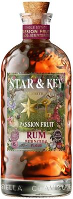 Star & Key Mauritius Passionfruit Passionsfrucht Rum 0,7l 40%vol