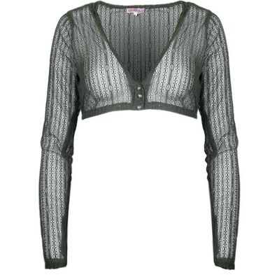 MarJo Dirndlbluse Hanja-Dorina flaschengrün - Größe: 44