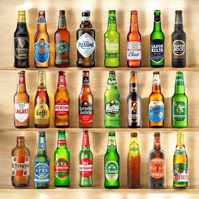 24 Biere aus aller Welt-Internationales Bierset- Reise um die Bierwelt