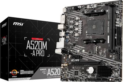 MSI A520M-A PRO Mainboard AM4