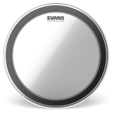 Evans BD20EMAD Clear Emad Bassdrum Fell 20
