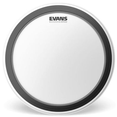 Evans BD24EMADCW 24 Bassdrum Fell White Coated