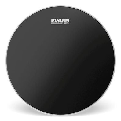 Evans B14ONX2 Onyx Pitch Black Tom Fell Zweilagig 14