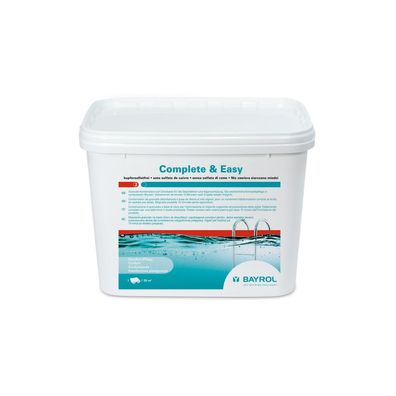 BAYROL Complete & Easy | 4,48 kg | Eimer mit 16 Doppelbeutel