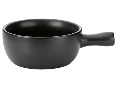 KELA Käsefonduepfanne Basel Ø22,5cm Keramik schwarz