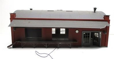 Spur H0 Kleine Lagerhalle Backstein Fertigmodell
