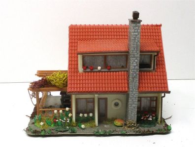 Spur H0 Faller Einfamilienhaus Bruchsteinkamin Fertigmodell