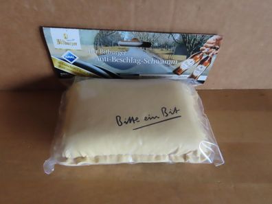 Werbeartikel Anti-Beschlag-Schwamm von Bitburger(Original Verpackt)