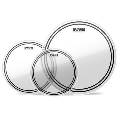 Evans EC2SCLR-R 10-12-16 Clear Tom Pack - Rock