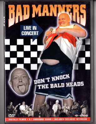 DVD Bad Manners Live in Concert Don´t knock the bald Heads SKA ems 4020974163798
