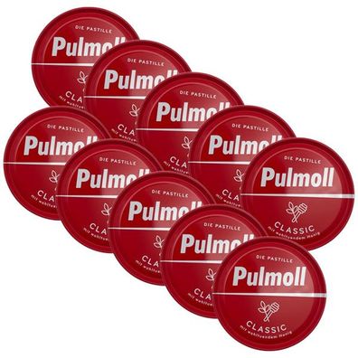 Pulmoll Pastillen, Classic, 10x 75g Dosen