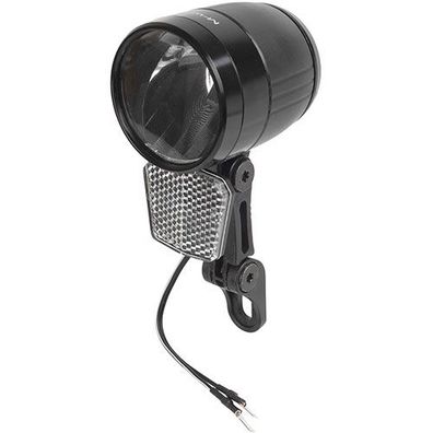 E-Bike-Scheinwerfer Apollon E 100, E-25 M-Wave, schwarz, 100 lx