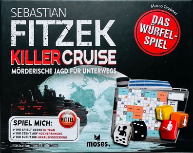 Sebastian Fitzek Killercruise Das Würfelspiel Moses Familienspiel Roll & Write
