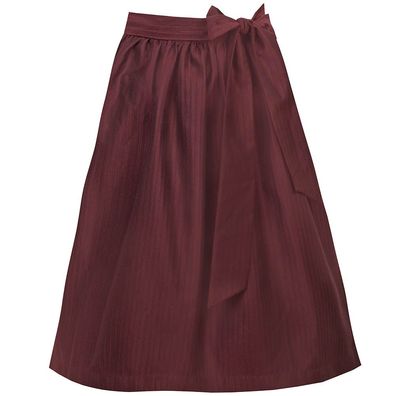 MarJo Dirndlschürze Davina 75er Länge bordeaux - Größe: 3XL
