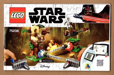 LEGO Star Wars 75238 Ewoks Action Battle Endor Anleitung Instruction Bauplan