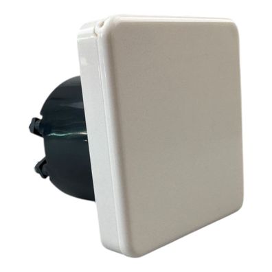 C-Line Steckdose, Klappdeckel, Einbaudose weiß 230V-AC speziell für Wohnwagen