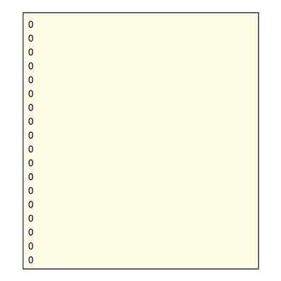 Lindner Blankoblätter Blanko-Blätter Blattformat 272 x 296 mm mit 18-Ring-Lochung,