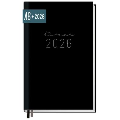 Chäff-Timer Mini 2026 / A6+ / Black Edition / Häfft-Verlag