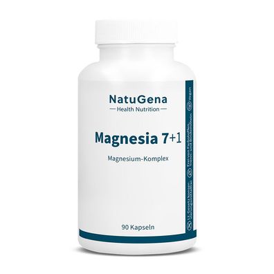 NatuGena Magnesia 7 + 1 Made in Germany 90 Kapseln vegan