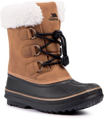 Trespass Kinder Winterschuhe Bodhi - Kids Unisex Snowboot Tan