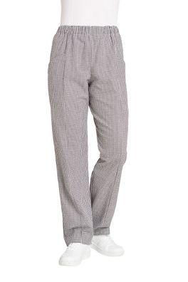 Leiber Damen Kochhose 08/609/25 Schwarz/Weiß