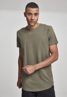 Urban Classics T-Shirt Shaped Long Tee Olive