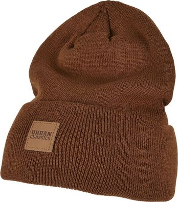 Urban Classics Beanie Leatherpatch Long Beanie