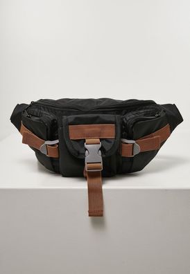 Urban Classics Tasche Hiking Recycled Ripstop Shoulder Bag Black