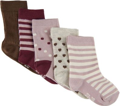 Minymo Kinder Socken Sock w. pattern (5-pack)