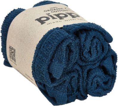 Pippi Babywear Kinder Handtuch Organic Facecloth (4-pack)