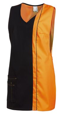 Leiber Damen Überwurfschürze 08/2541/1049 Schwarz/Sun