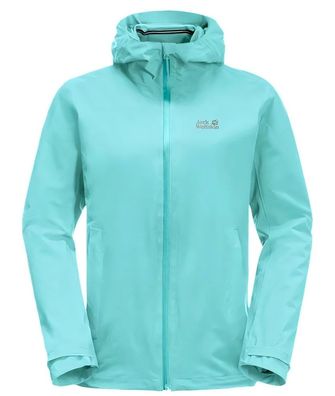 Jack Wolfskin Damen Jacke Pack &amp; Go Shell Peppermint 163079