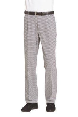 Leiber Herren Koch-/Bäckerhose 12/5550/25 Schwarz/Weiß