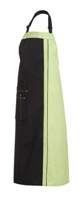 Leiber Latzschürze ca. 100 cm 11/2522/1087 Schwarz/Hellgrün