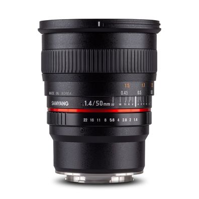 Samyang Objektiv MF 50mm F1.4 Fuji X Vollformat & APS-C Fokussierung manuell