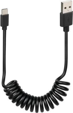 Optiline Lampa Type C 1M Ladekabel Black