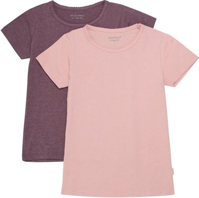 Minymo Kinder T-Shirt Basic 33-T-shirt SS (2-pack)