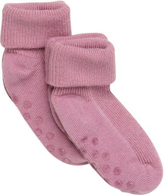 Minymo Kinder Baby Socken Baby rib sock w. ABS (2-pack)