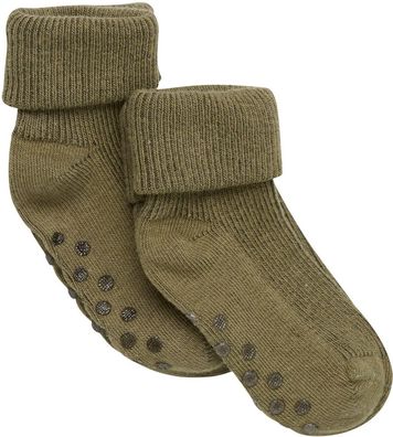 Minymo Kinder Baby Socken Baby rib sock w. ABS (2-pack)