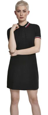 Urban Classics Kleid Ladies Polo Dress Black
