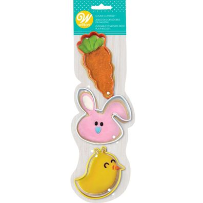 Wilton Keksausstecher Set - Funny Easter