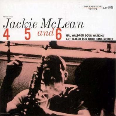 Jackie McLean (1931-2006): 4, 5 And 6 (180g) (Mono) - - (LP / #)