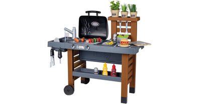 Garten Küche (grau/braun) - Smoby 7600312004 - (Spielzeug / Ad