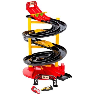 Rennbahn-Turm mit zwei Rennwagen - BRIO 63055000 - (Spielwaren