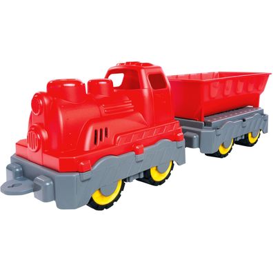 Power Worker Mini Zug mit Waggon - BIG 800055784 - (Spielwaren / Spielfahrzeug)