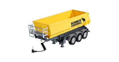 SIKU Control32 3-Achs-Kippsattelauflieger, RC (gelb/schwarz, 1