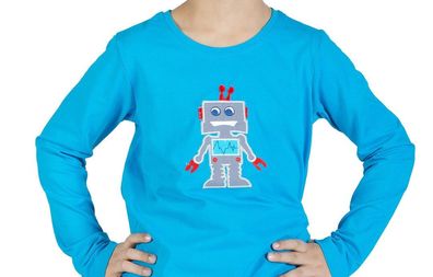 Elli Wunderstücke * Longsleeve / Langarmshirt * Roboter