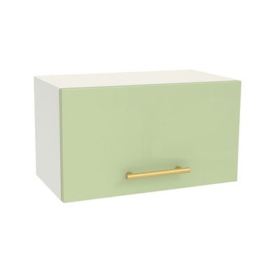 Hängeschrank für Dunstabzugshaube 50cm Salbeigrün SOFT CLOSE Küchenschrank