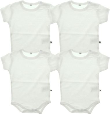 Pippi Babywear Kinder Body (kurzarm) SS AOP (4-Pack) 3820